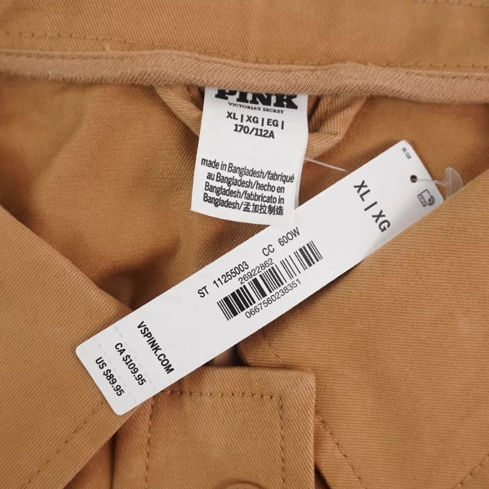 PINK • Victoria’s Secret Toffee Cargo Utility Jacket - Picture 4 of 5